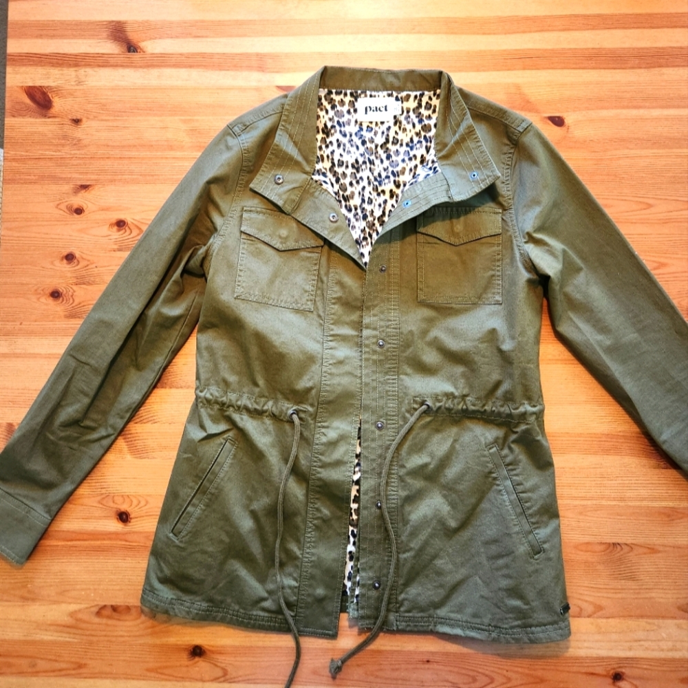 Organic cotton utility jacket